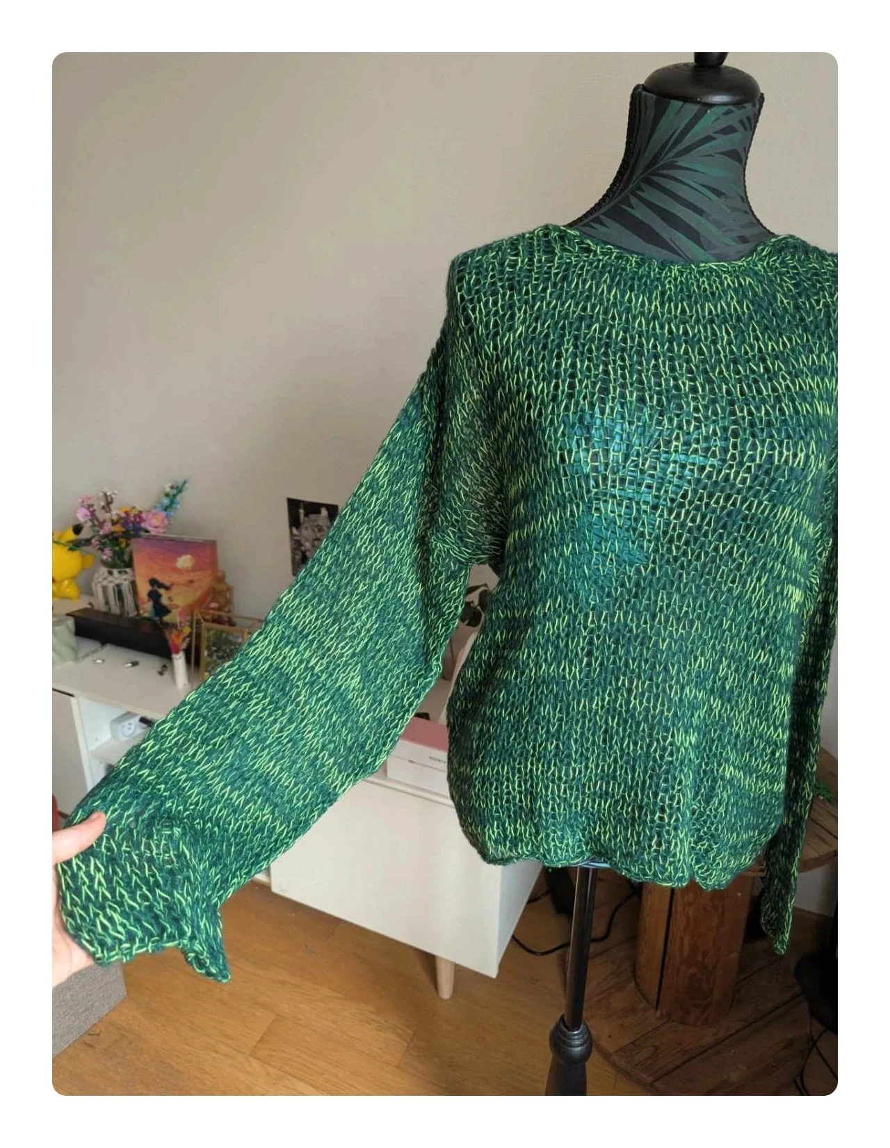 New green Collusion sweater size S – photo 4